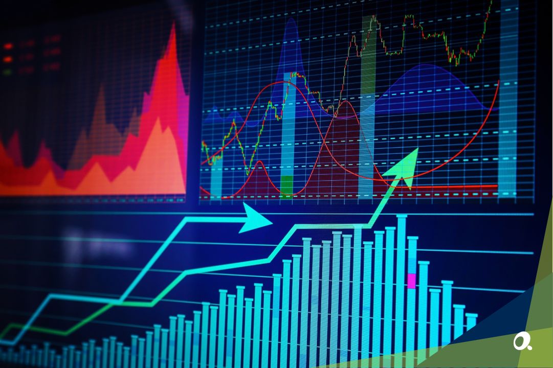 Finance team reviewing real-time data on a screen