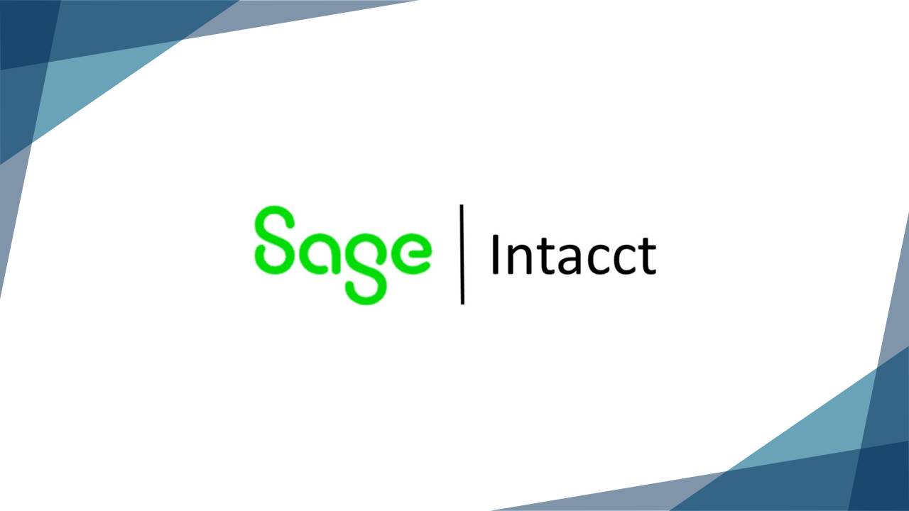 Sage Intacct logo on Accord Consulting branding